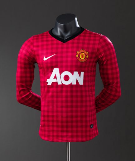 Long Sleeve Manchester United Home Jersey 2012/2013