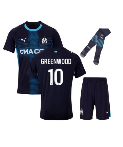 Marseille Away 2025–2026 Full Kit with Shorts + Socks