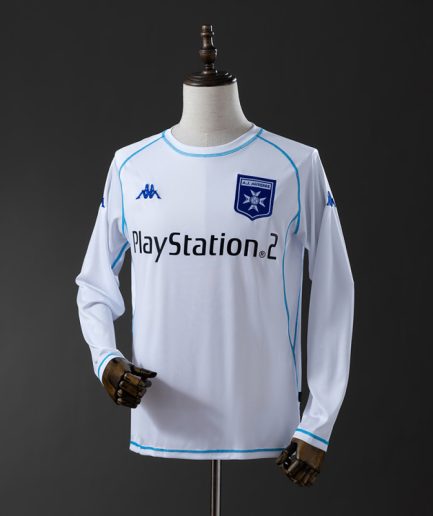 Long Sleeve AJ Auxerre Home Jersey 2003–2004