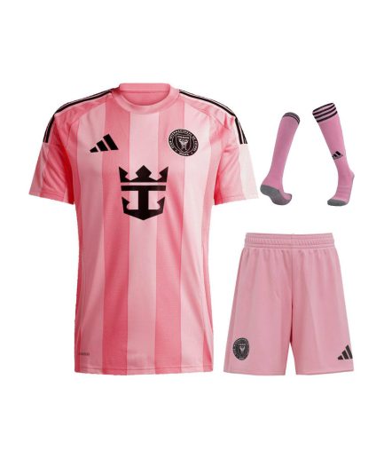 Inter Miami Home 2025–2026 Full Kit with Shorts + Socks