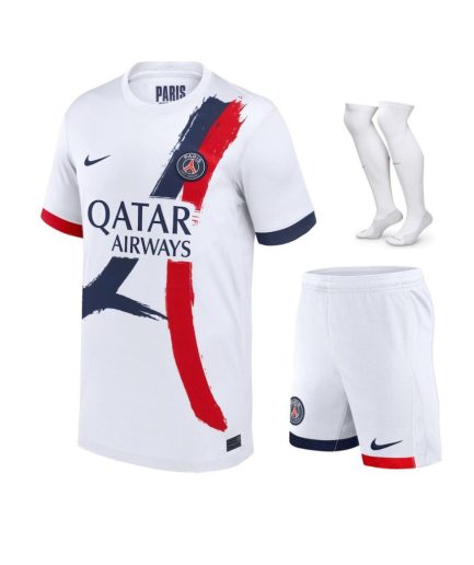 PSG Away 2025–2026 Full Kit with Shorts + Socks