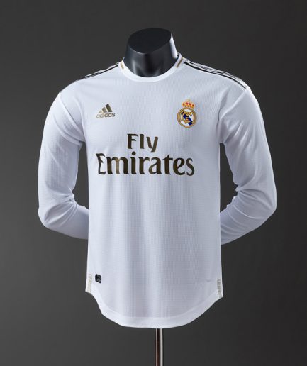 Long Sleeve Real Madrid Home Jersey 2019/2020