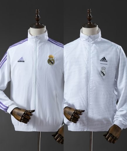 Real Madrid Windbreaker White 2025 Reversible