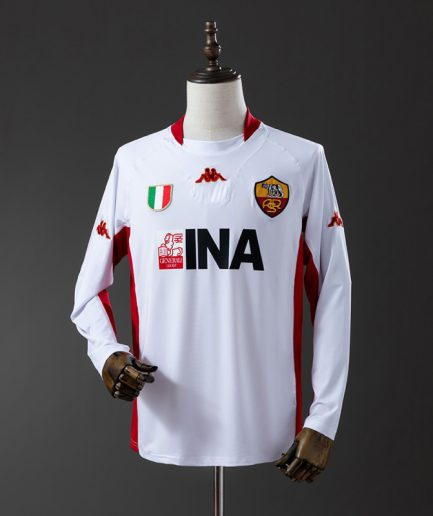 Long Sleeve AS Roma Away Jersey 2001/2002