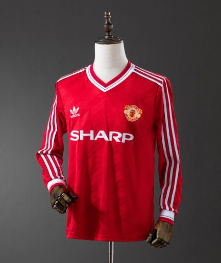 Long Sleeve Manchester United Home Jersey 1986/1988
