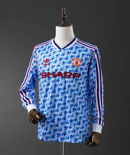 Long Sleeve Manchester United Away Jersey 1991/1992