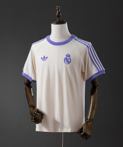 Real Madrid Originals 3-Stripes Beige T-Shirt