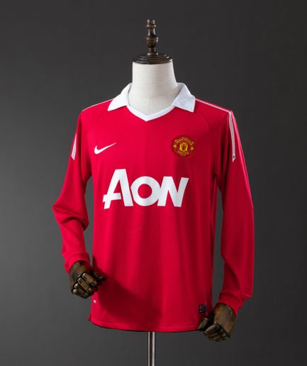 Long Sleeve Manchester United Home Jersey 2010/2011