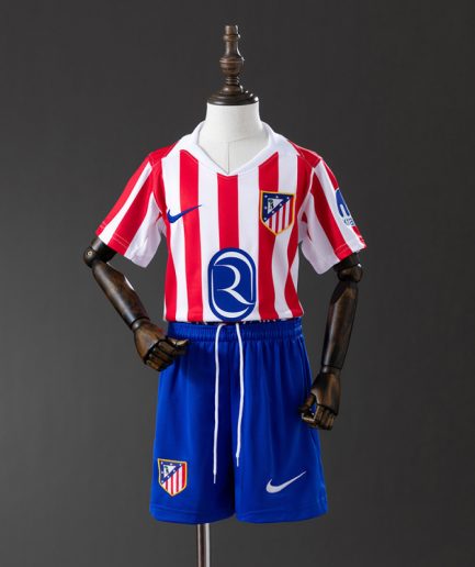 Kids Atlético Madrid Home Jersey 2025–2026