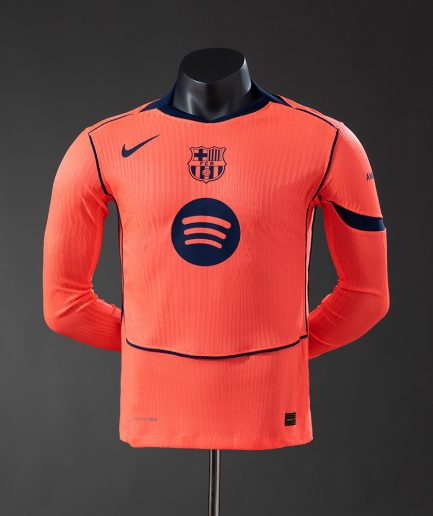 Authentic Long Sleeve Barcelona 3rd 2025 2026
