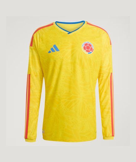Long Sleeve Authentic Colombia Home Jersey 2025–2026