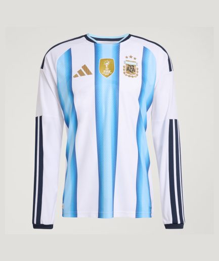 Long Sleeve Authentic Argentina Home Jersey 2025–2026