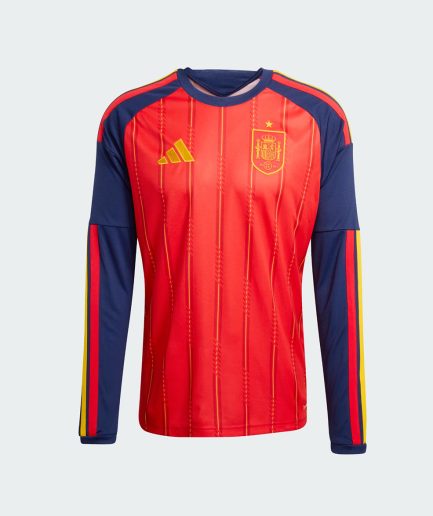 Long Sleeve Spain Home Jersey 2025–2026