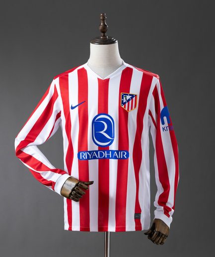 Long Sleeve Atletico Madrid Home 2025–2026